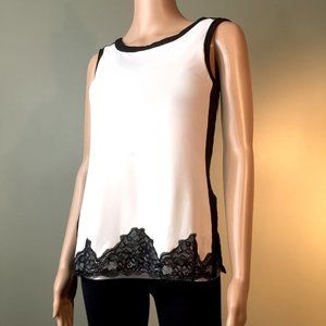 White House Black Market XS Lace Tank Top